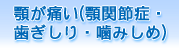 顎が痛い(顎関節症・歯ぎしり・噛みしめ)